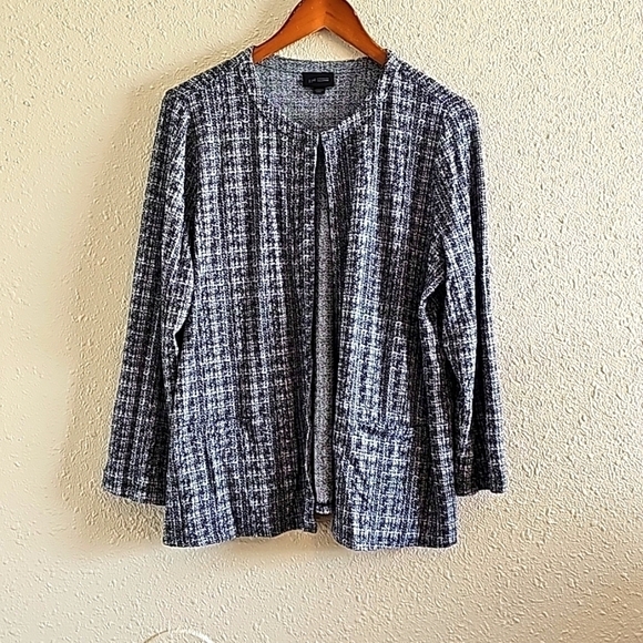 J.JILL Gray Cardigan - Picture 1 of 8